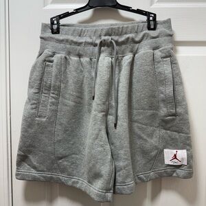 Jordan Light Gray Sweat Shorts